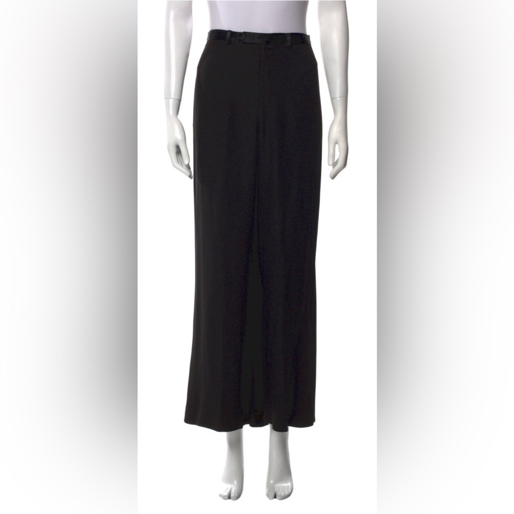 Jean Paul Gaultier Satin Detail Cropped Trousers